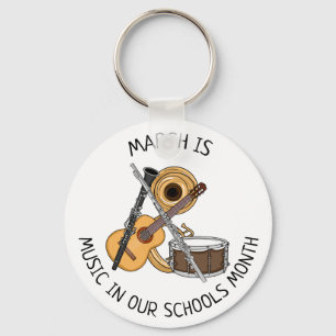 Llavero Marzo es música en nuestros colegios