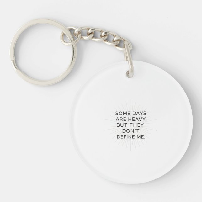 Llavero Más allá de los días difíciles (Frente)