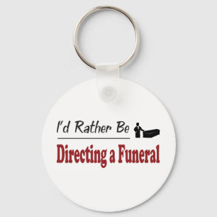 Llavero Más bien dirigir un funeral