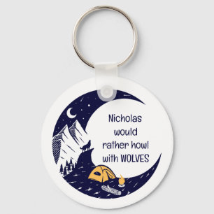 Llavero Más bien Howl con Wolves Personal Name