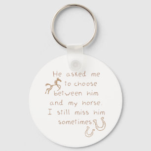 Llavero Más Bien Mantener El Caballo