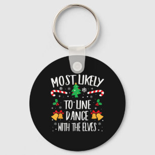 Llavero Más Probable De Bailar Al Line Dance Con Los Elfos