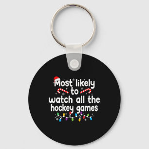 Llavero Más Probable De Ver Todos Los Partidos De Hockey N
