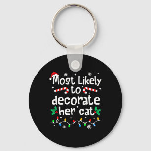 Llavero Más Probable Que Decore A Su Familia De Gatos La N