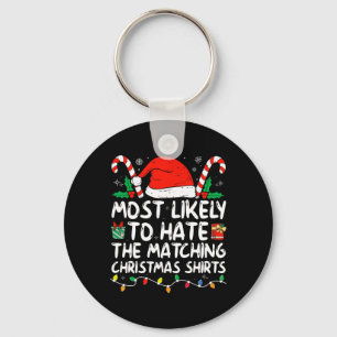 Llavero Más Probable Que Odien A La Familia Navidades Paja
