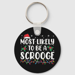Llavero Más Probable Que Sea Un Scrooge Divertida Navidad