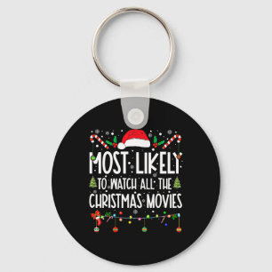 Llavero Más Probable Que Vea Todas Las Películas De Navida