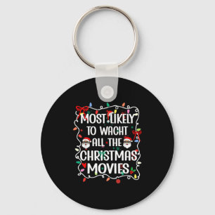 Llavero Más Probable Que Vea Todas Las Películas De Navida