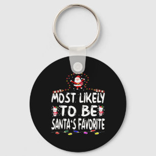 Llavero Más Probable Ser El Favorito De Santa Divertida Fa