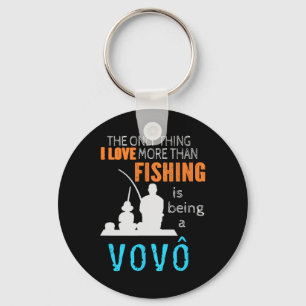 Llavero Más Que Amar La Pesca Vovô Portugués Brasil G