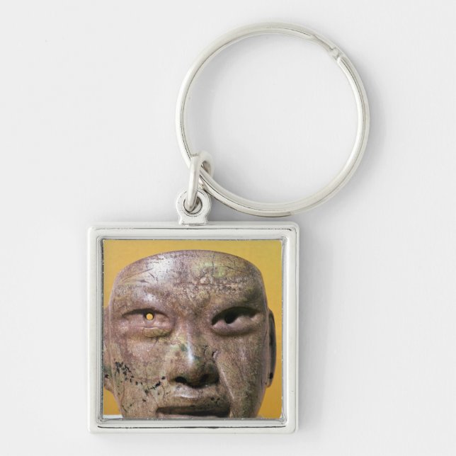 Llavero Máscara funeraria, Olmec, de México (Frente)