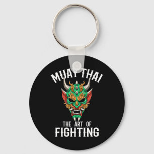 Llavero Máscara Oni de Muay Thai - Gi de Boxeo Tailandés y