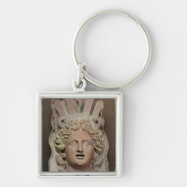 Llavero Máscara púnica que representa el Demeter (Frente)