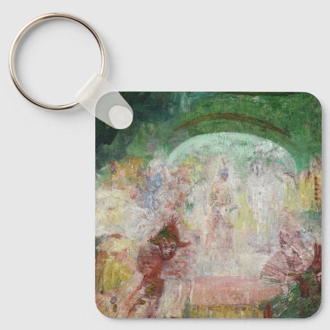 Llavero Mascarada de James Ensor (1889) (Anverso)