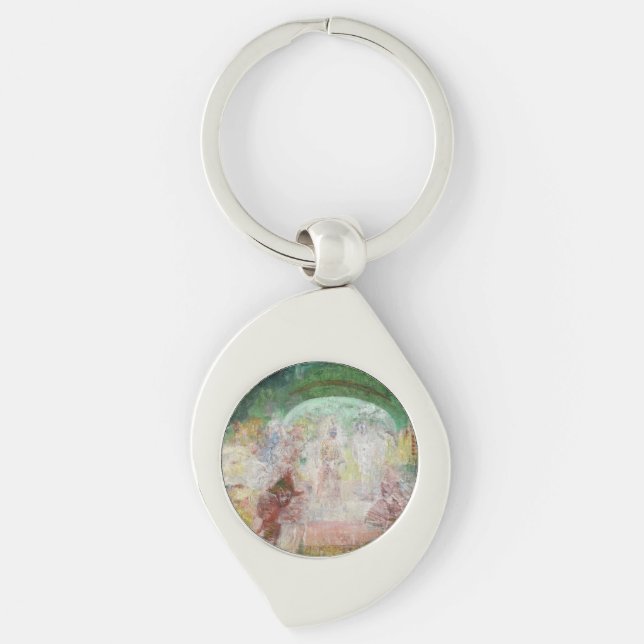 Llavero Mascarada de James Ensor (1889) (Anverso)