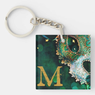 Llavero Mascarada disfraz disfraz Halloween Mardi Key Chai