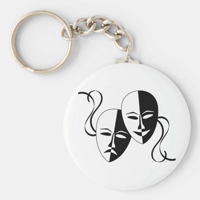 Llavero Máscaras de espias (Frente)