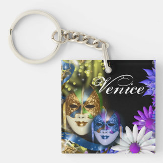 Llavero Máscaras venecianas del quinceanera de la