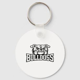 Llavero Mascota Bulldogs Espíritu de Equipo de Regreso a l