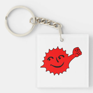 Llavero Mascota de la Alegría del Sol Rojo