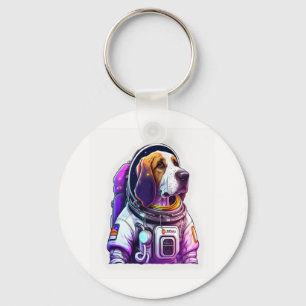 Llavero Mascota de perro del astronauta