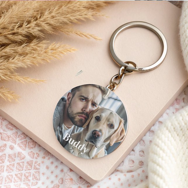 Llavero Mascota de Perro personalizado lindo foto Keepsake (Subido por el creador)