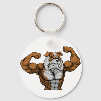 Llavero Mascota del bulldog