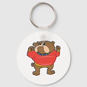 Llavero Mascota del bulldog