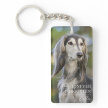 Mascota Memorial Dog Photo Keychain