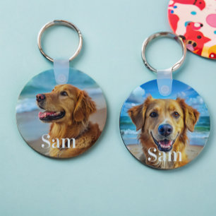 Llavero Mascota personalizado 2photo lover keepsake name