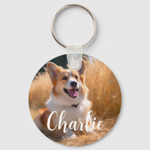 Llavero Mascota personalizado Foto con nombre