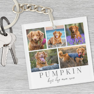 Llavero Mascota personalizado foto de perro Keepsake