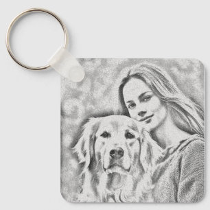Llavero Mascota personalizado Foto Perro Lover Keepsake Ke