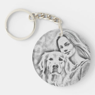 Llavero Mascota personalizado Foto Perro Lover Keepsake Ke
