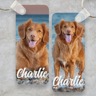 Llavero Mascota personalizado Keepsake de la foto de los p