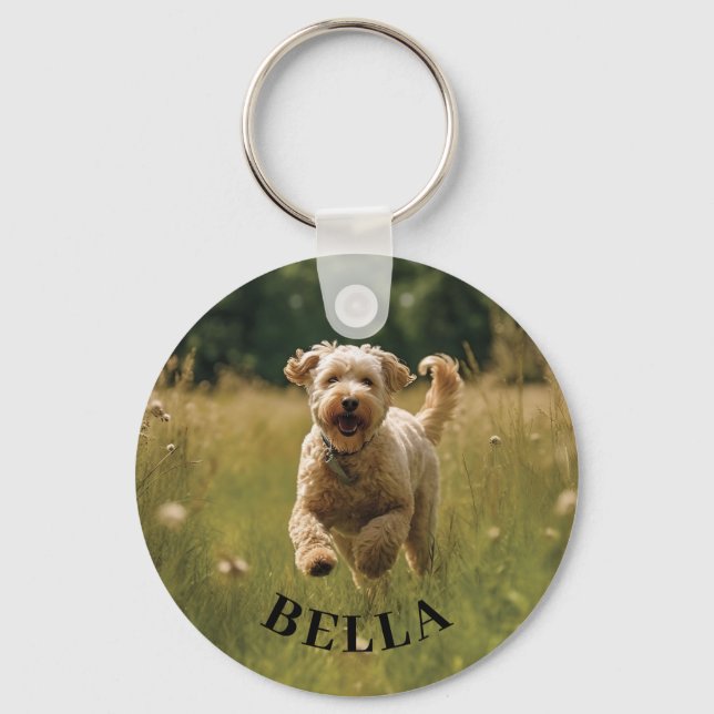 Llavero Mascota Photo Keepsake Personalizable Keychain (Anverso)