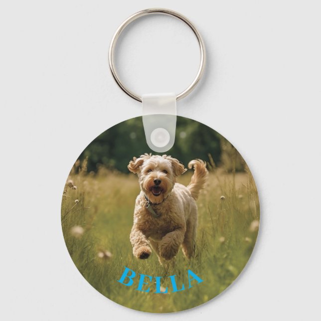 Llavero Mascota Photo Keepsake Personalizable Keychain (Anverso)