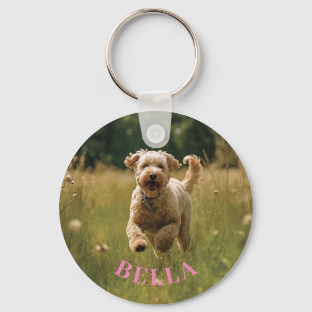 Llavero Mascota Photo Keepsake Personalizable Keychain (Anverso)
