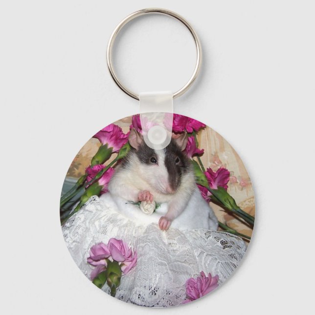 Llavero Mascota Rat Bride Trudy Keychain (Anverso)