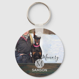 Llavero Mascota Rústico Memorial FOTO - En Memoria Amada