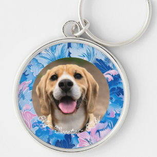 Llavero Mascota simple foto Keepsake Keychain