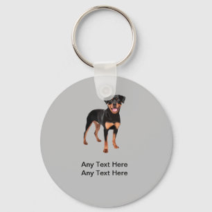 Llavero Mascota Tema Rottweiler Dog