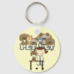Llavero Mascota Vet Brunette Camisas y Regalos Femeninos