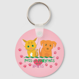 Llavero Mascotas dejan huellas en nuestros corazones