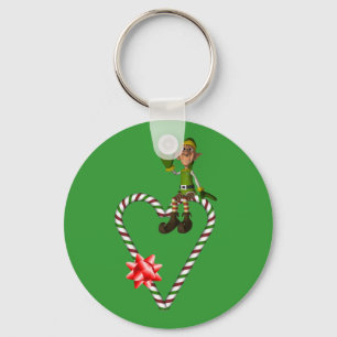 Llavero masculino del día de fiesta del navidad de