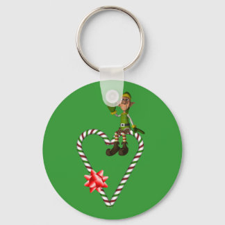 Llavero masculino del día de fiesta del navidad de