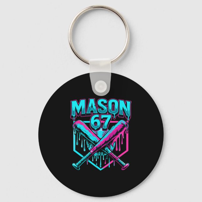 Llavero Mason 67 Funny Ice Cream Drip Sell Meme Graphics  (Anverso)