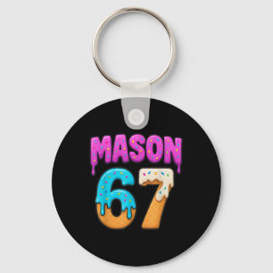 Llavero Mason 67 goteo de helado divertido meme seis siete