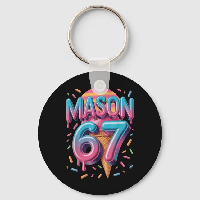 Llavero Mason 67 Meme Ice Cream Bysebyll Drip _1  (Anverso)