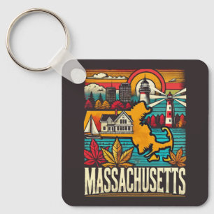 Llavero Massachusetts